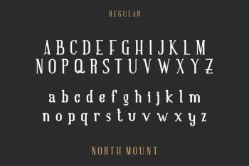 North Mount Trio Style Font