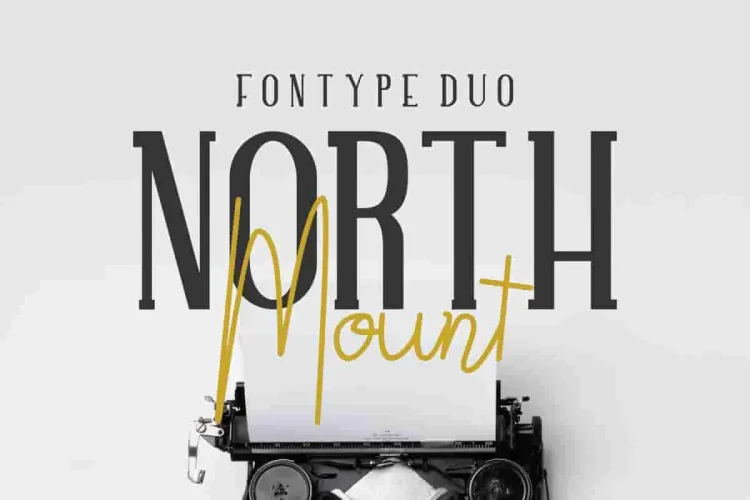 North Mount Trio Style Font