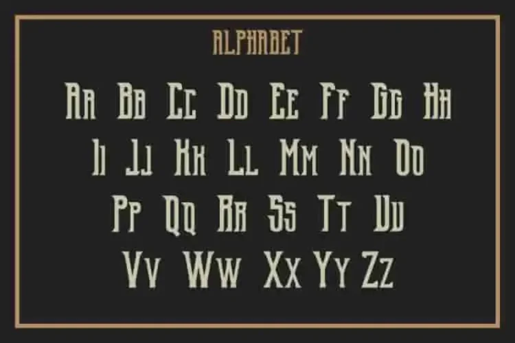 OldExcalibur Modern Sans Serif Fonts