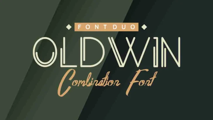 Oldwin Calligraphy Script Handmade Font Duo