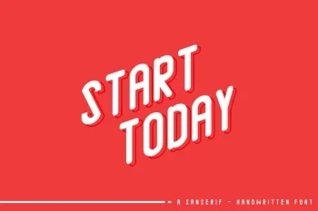 Qalin SansSerif Handwritten Font Duo