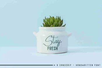 Qalin SansSerif Handwritten Font Duo