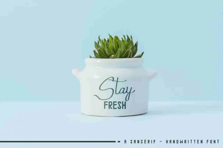 Qalin SansSerif Handwritten Font Duo