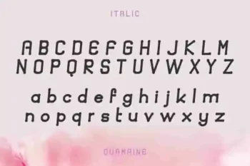 Quamaine Brush Sans Serif Font
