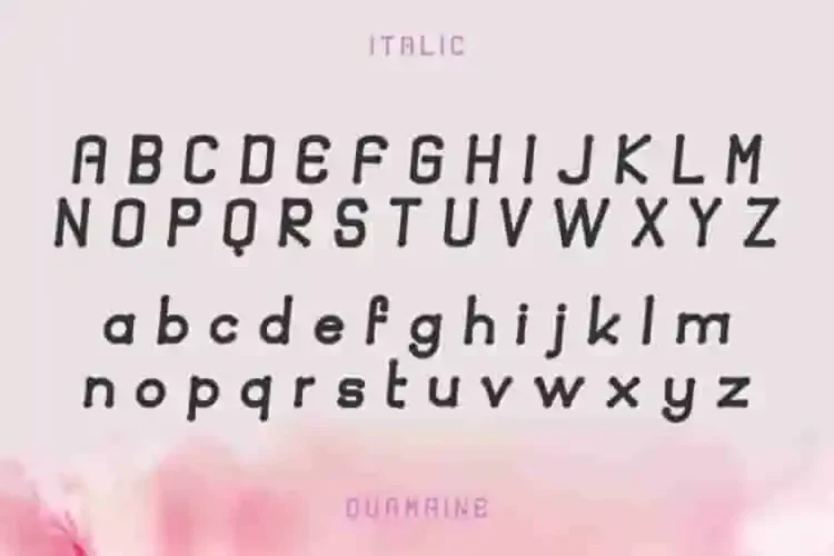 Quamaine Brush Sans Serif Font