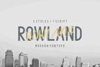 Rowland Sans Serif Font Duo