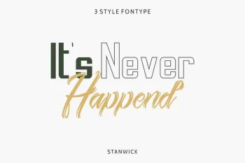 Stanwick Calligraphy Font Duo