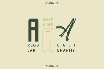 Stanwick Calligraphy Font Duo