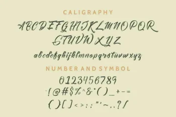 Stanwick Calligraphy Font Duo