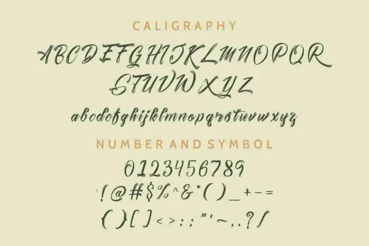 Stanwick Calligraphy Font Duo