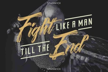 Stanwick Calligraphy Font Duo