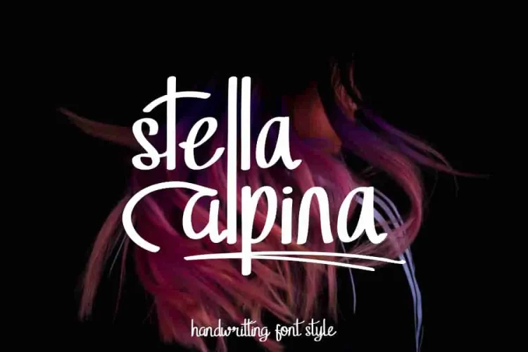 StellaAlpina Graffiti Hand-drawing Font TRIO