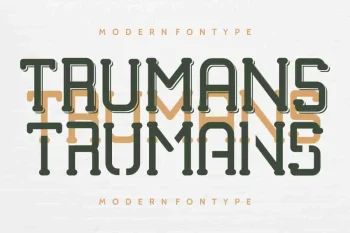 TRUMANS Modern Sans Font Duo