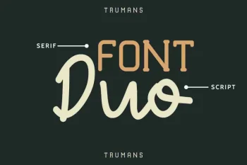 TRUMANS Modern Sans Font Duo