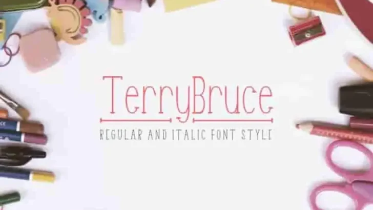 TerryBruce Sans Serif Fonts