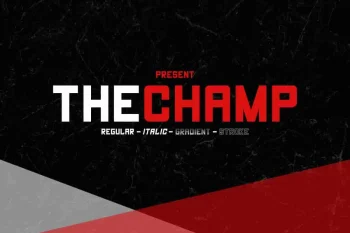 The Champ Sans Serif Fonts