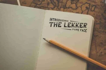 The Lekker Vintage Sans Serif Font
