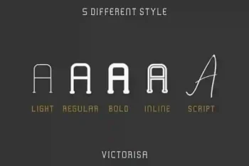 Victorisa Special 5 Fonts