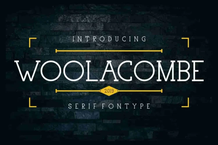 Woolacombe Slab Serif Font
