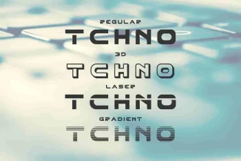 XHARP Futuristic Modern Font