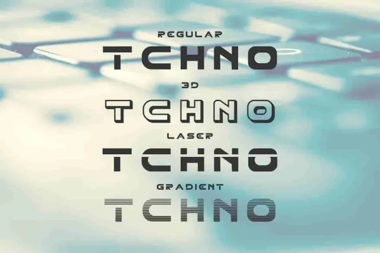 XHARP Futuristic Modern Font