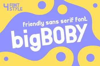 bigBoby Sans Serif Comic Fonts