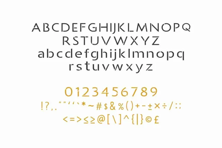 Allcan Modern Display Font