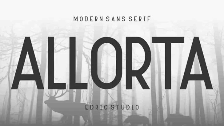 Allorta Elegant Sans Font