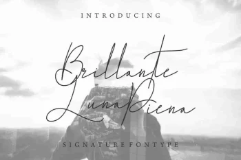 Brillante Luna Piena Font