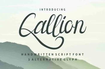 Callion Calligraphy Script Font