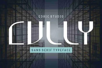 Cully Decorative Futuristic Font