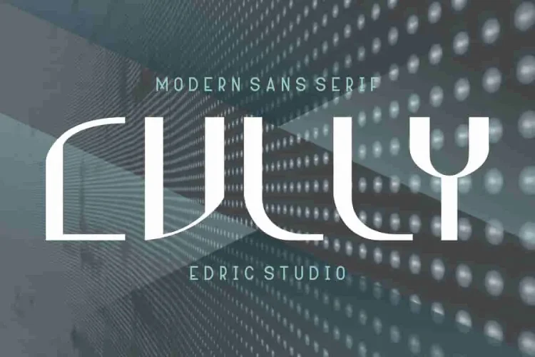 Cully Decorative Futuristic Font