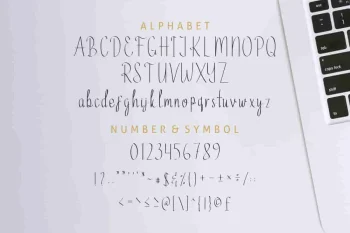 Ethelyne Script Handwriting Font