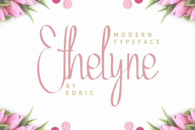 Ethelyne Script Handwriting Font
