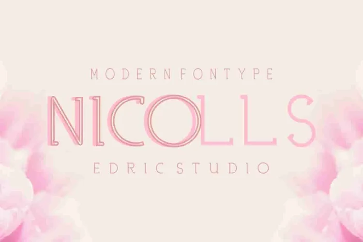 Nicolls Display Font Family