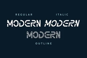 NOTHAN Futuristic Techno Modern Font