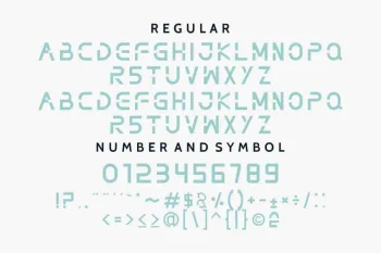 NOTHAN Futuristic Techno Modern Font