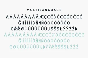 NOTHAN Futuristic Techno Modern Font