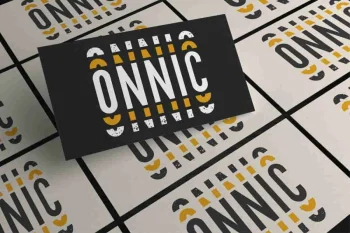 ONNIC Stencil Font with Four Style