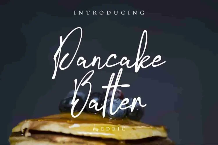 PancakeBatter with Alternative Glyph