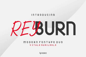 Reyburn Modern Family 4 Fonts