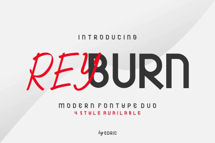 Reyburn Modern Family 4 Fonts