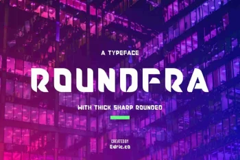 Roundfra Modern Display Font