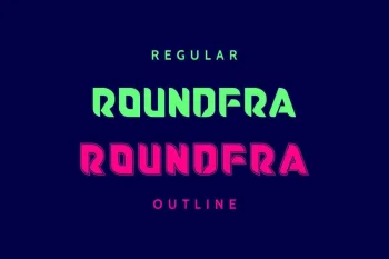 Roundfra Modern Display Font