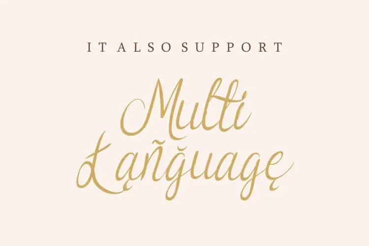 Syllia Calligraphy Script Font