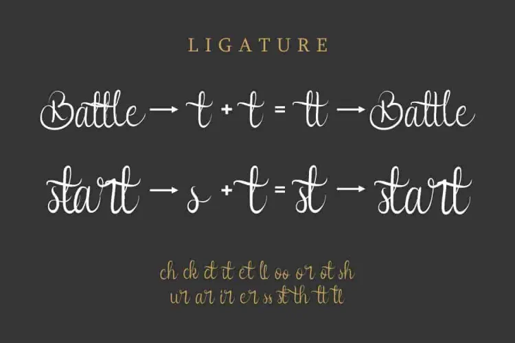Syllia Calligraphy Script Font