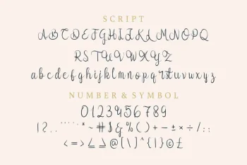 Syllia Calligraphy Script Font