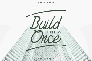 TANTRA Sans Script Font Trio