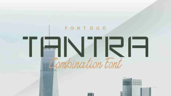 TANTRA Sans Script Font Trio