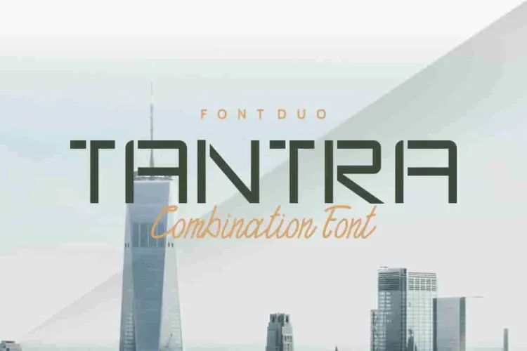 TANTRA Sans Script Font Trio